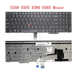 100%New US/SP/Spain Keyboard For Lenovo Thnikpad E550 E555 E560 E565 E570 E575 English Laptop Keyboard
