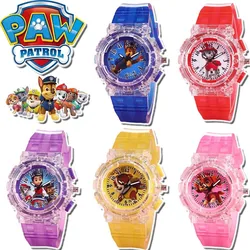 PAW Patrol Chase Kids Watch Cartoon Luminous Watch Digital Anti Drop LED Light Luminous Pointers Digital Electronic Watch Gifts