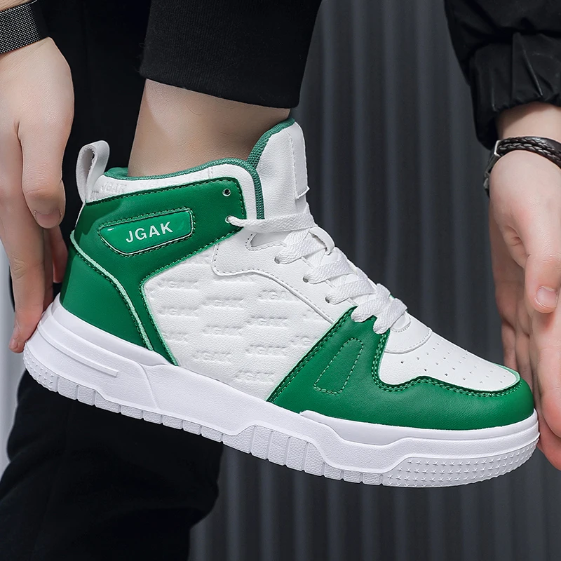 أحذية رياضية وترفيهية، أحذية رجالية، أحذية ماراثون كبيرة الحجم مبطنة بالهواء، مطاط منسوج لجميع المواسم، مقاومة للاهتراء، مضادة