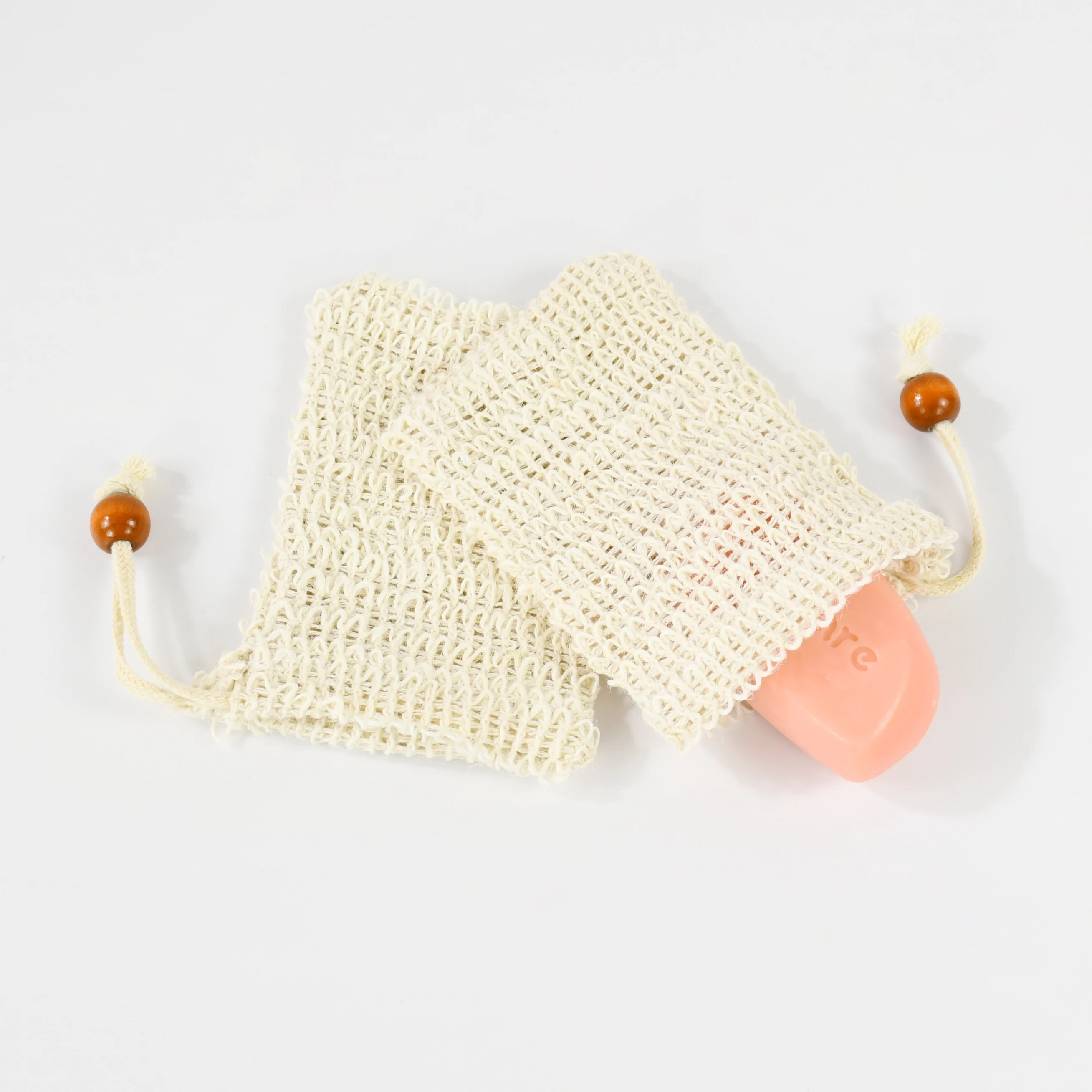 5–50 Stück natürliche Sisal-Seifenbeutel, Duschbad, Peeling-Seifenschoner, Beutelhalter für Bad und Dusche, Seifenverpackung, Netzbeutel – Detail 5