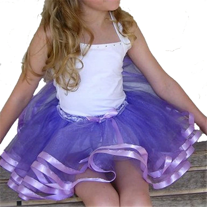 Sweet Children Girls Rainbow Tutu Skirts For Kid Baby Tutus Pettiskirts Skirt Princess Girl Ball Gown skirt Dance Wear Party Clo