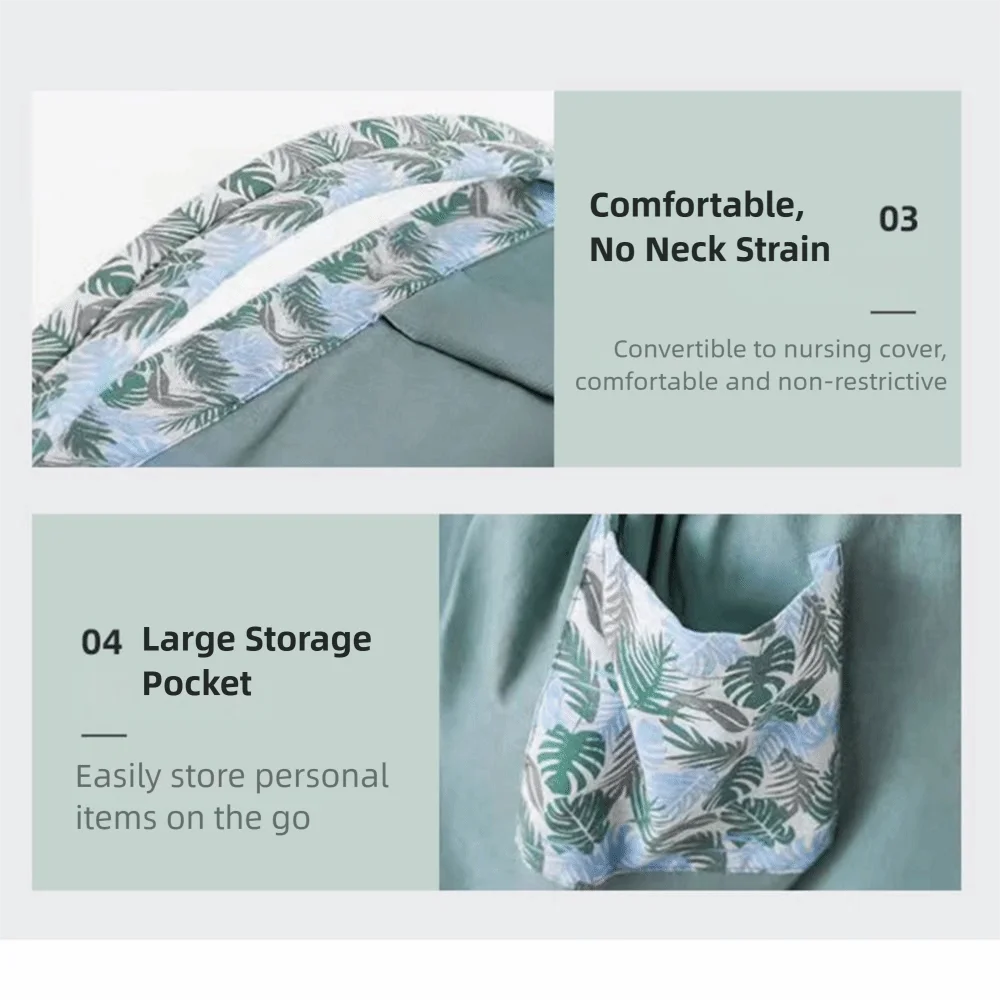 Dual Use Baby Carrier Wrap Lightweight Adjustable Shoulder Newborn Sling Comfortable Labor-Saving Breastfeeding Carriers view 6
