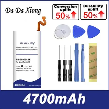 Vysokokapacitní baterie pro Samsung Galaxy Note9 Note 9 EB-BN965ABE N9600 SM-N9600 SM-N960F 4700mAh Baterie pro telefon + nářadí 12 nejlepší prodej displej sm n9600 - №12