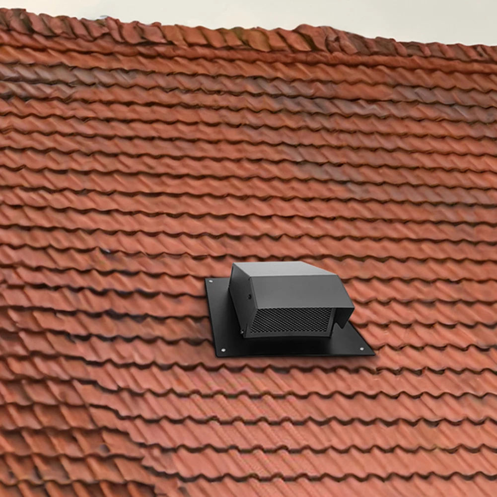Home Ventilation 6inch Dryer Vent Cover Flexible Hose Compatibility Rust Resistant Coating Versatile Vent Covers