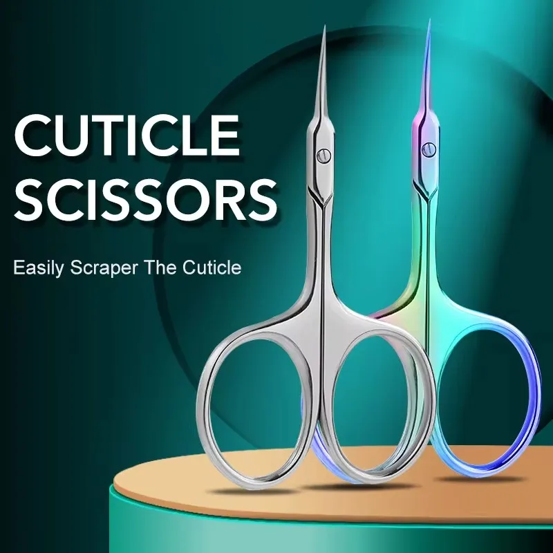 Professional Cuticle Scissors Nipper Trimmer Stainless Steel Cuticle Clipper Cutter Manicure Nail Tools