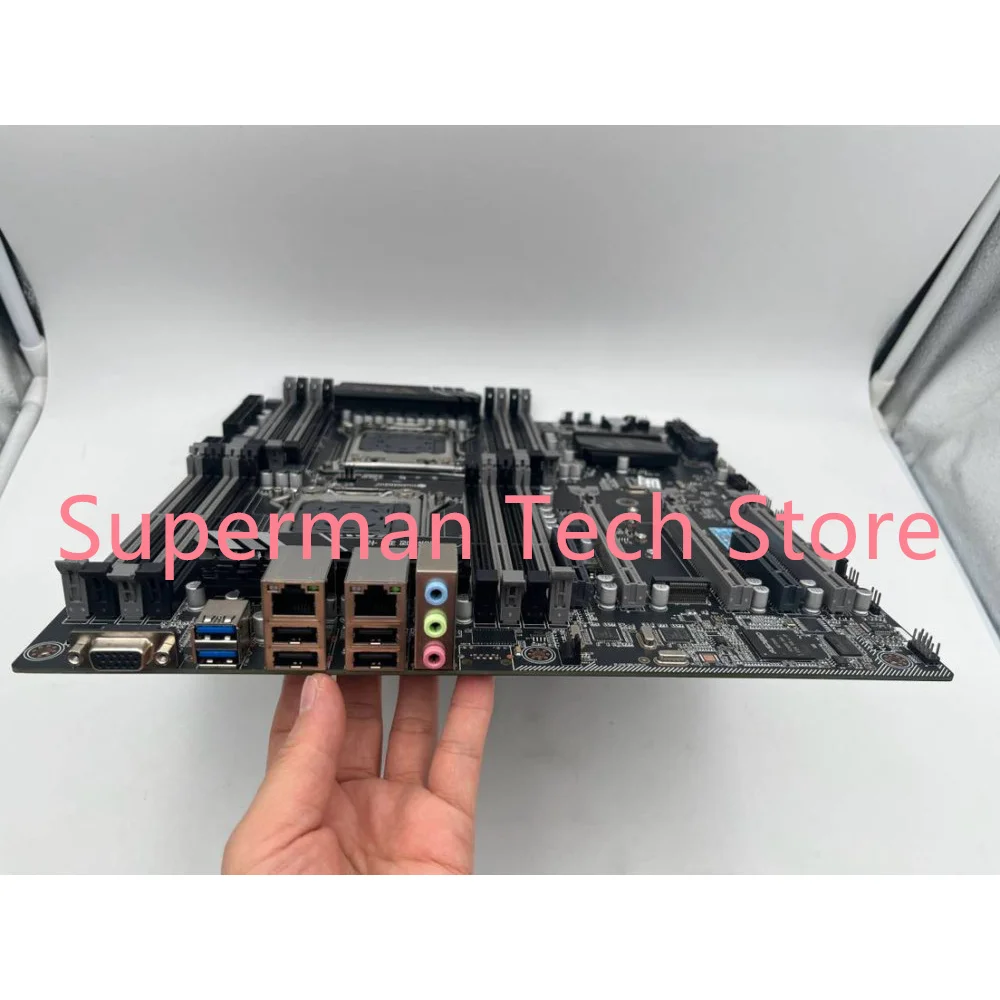 X79 16D For Huananzhi Dual CPU Socket Motherboard LGA2011 DDR3 Video Output 2 Gigabit Ethernet Ports X79-16D