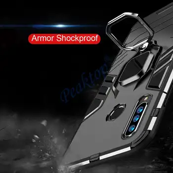 Pro Honor 9X 9 X Premium kryt Armor PC kryt kovový kroužek držák na telefon pro Huawei Honor 9X STK-LX1 kryt nárazuvzdorný nárazník~ 6 nejlepší prodej pouzdro pro Honor 9x - №2