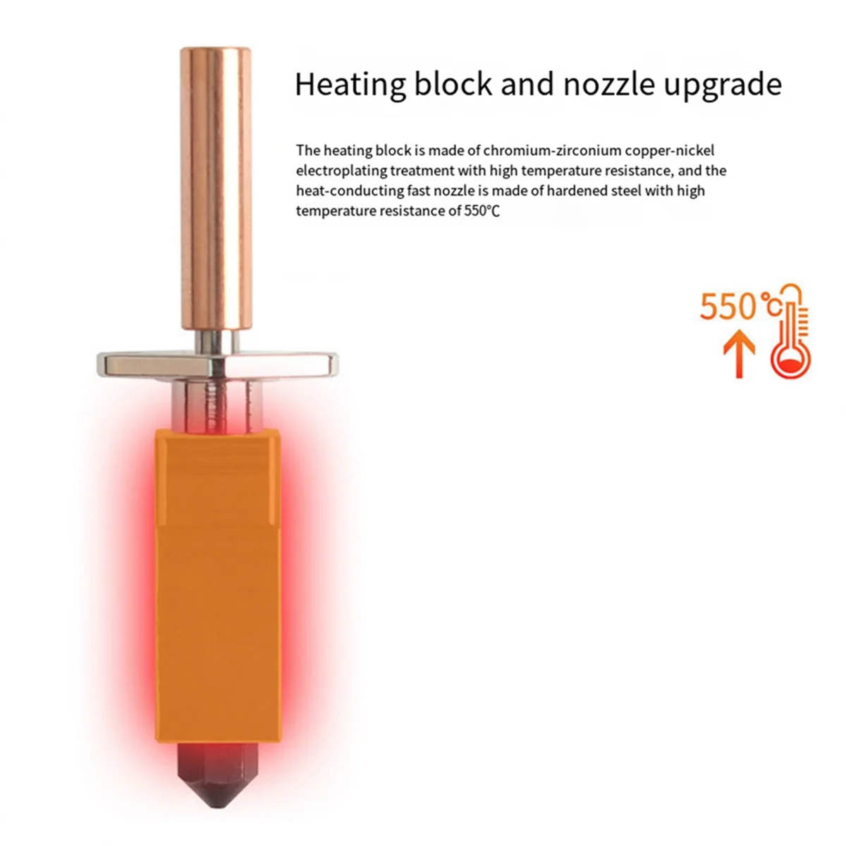 Nieuwe Upgrade Hotend voor Bambu Carbon Lab X1 & P1P & P1s Thermistor Verwarmingsstaaf CHT Extruder Hotend Verwarming Kit