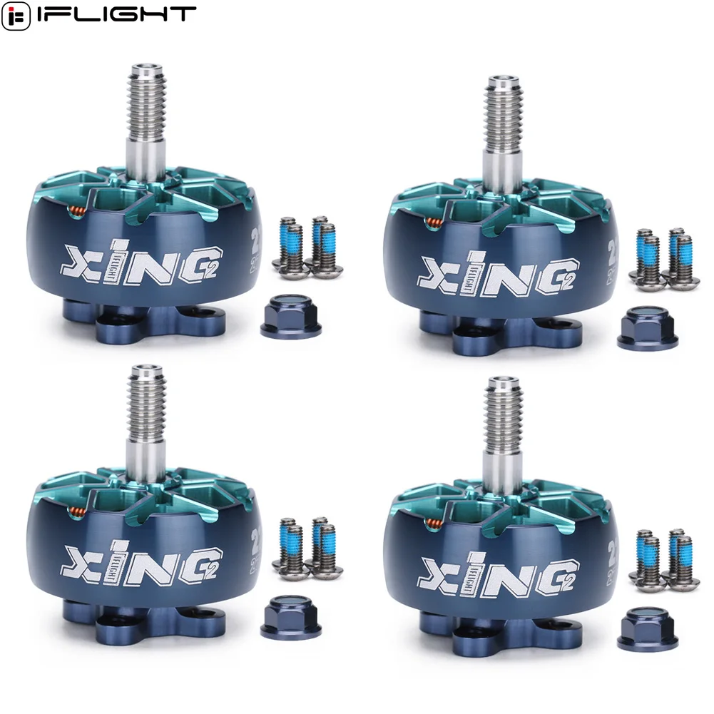 iFlight XING2 XING V2 2207/2306 1755/1855/2555/2755KV 4-6S Brushless FPV Motor with 5mm Shaft for RC FPV Drone