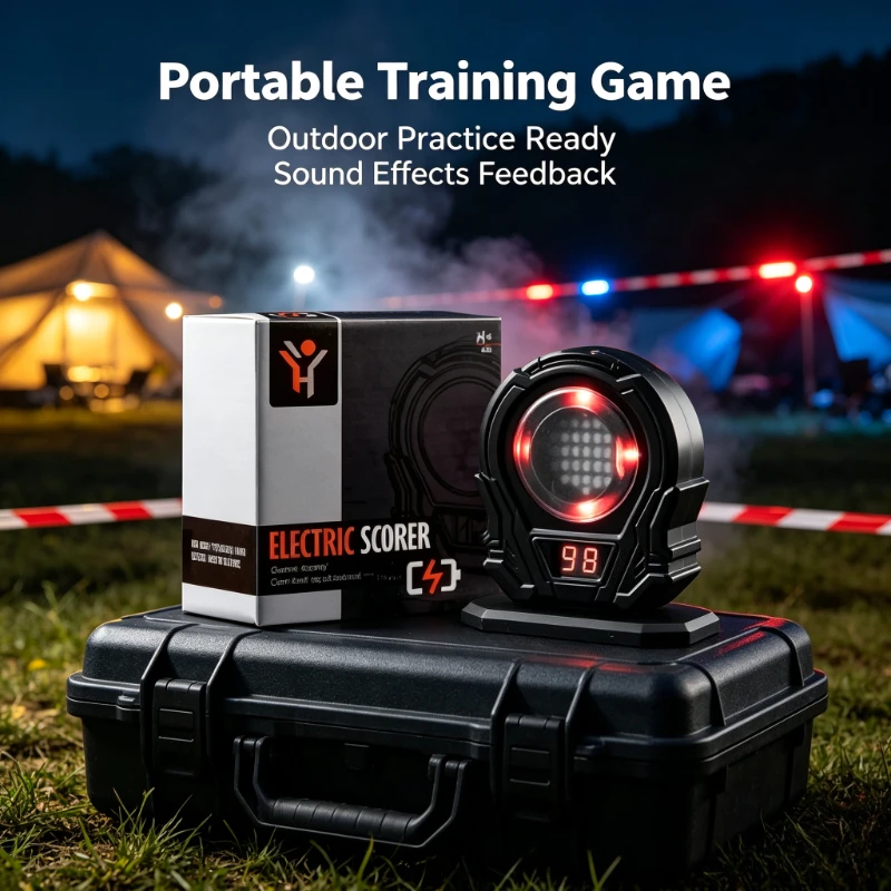Sound‑Enabled Laser Scoring Target Infrared Induction Color‑Sensitive Indoor Outdoor Practice Training Accessory