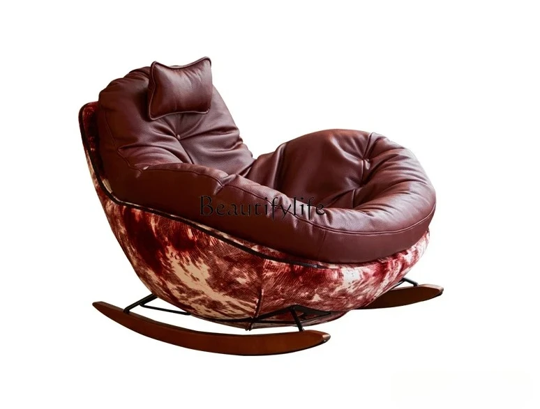 

Lazy sofa rocking chair home living room retro designer leisure sofa recliner