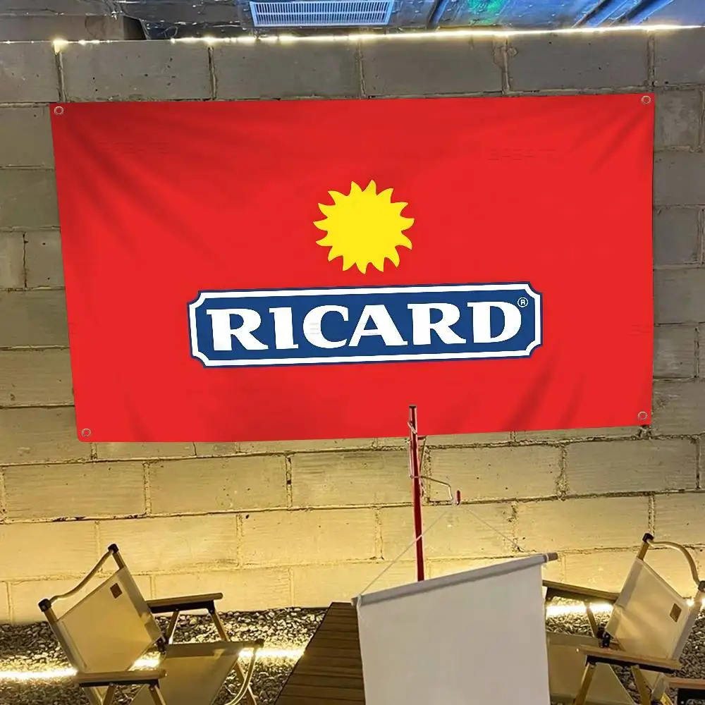 R-RicardS LOGO Retro Flags Multiple Choice Living Studio Booth Interior Decoration Banner