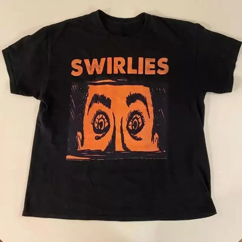 

Футболка Swirlies Band Black Music Tour из хлопка