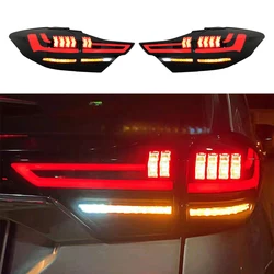 1 Pair Taillight Black Frame LED Tail Light For Toyota Rush Perodua Aruz 2006-2017 Auto lighting system Refitting LED Tail Lamp