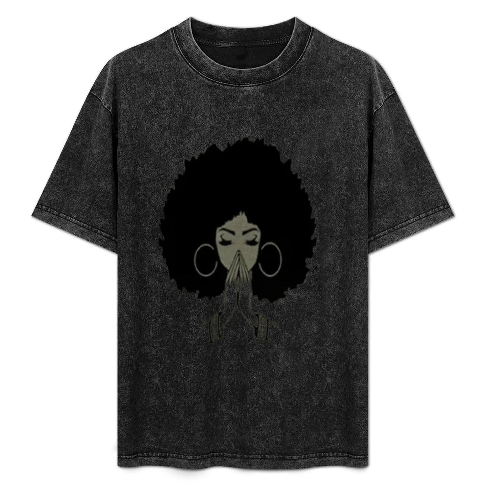 

Afro Woman Praying Shirt, Woman Praying Tee, Woman Power Shirt, Afro American T shirt, Black Girl Magic, BLM Afro T-Shirt