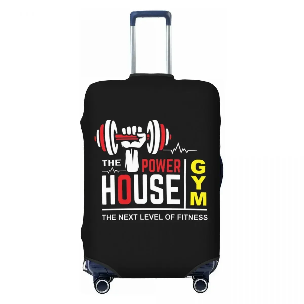 

Custom Funny Powerhouse Gym Bodybuilding Fitness Luggage Cover Protector Dust Proof Travel Suitcase Covers