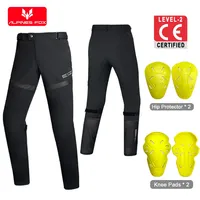 Summer Mesh Motorcycle Pants Men Off-road Motocross Racing Pants Cycling Motorbike Riding Trousers With CE Protective Knee Pads