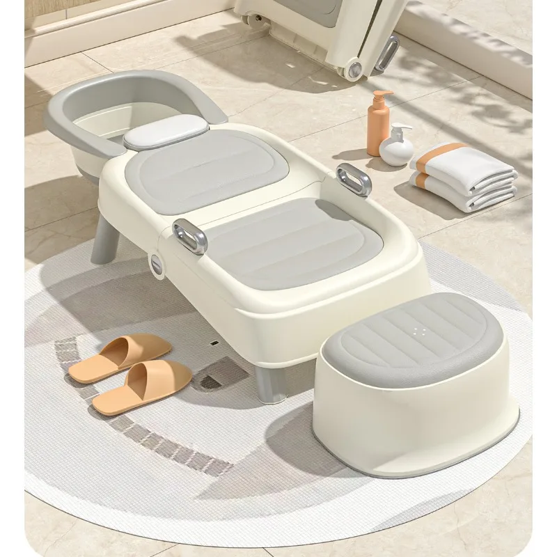 

Hair washing recliner, pregnant women and children's hair washing chair, foldable adult household large