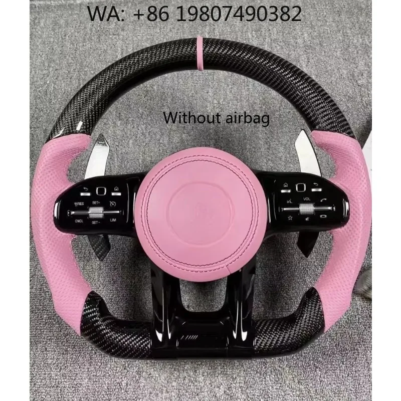 

Old Model Refit Full Leather Steering Wheel New Upade Modified Interior Trim Fit A C E ML Class Car Models