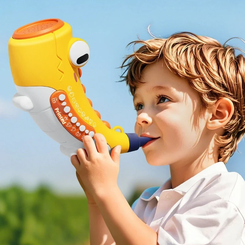 Crianças soplável animal chamada brinquedo chifre 30 sons animais instrumento musical brinquedo educativo ao ar livre indoor jogar para crianças