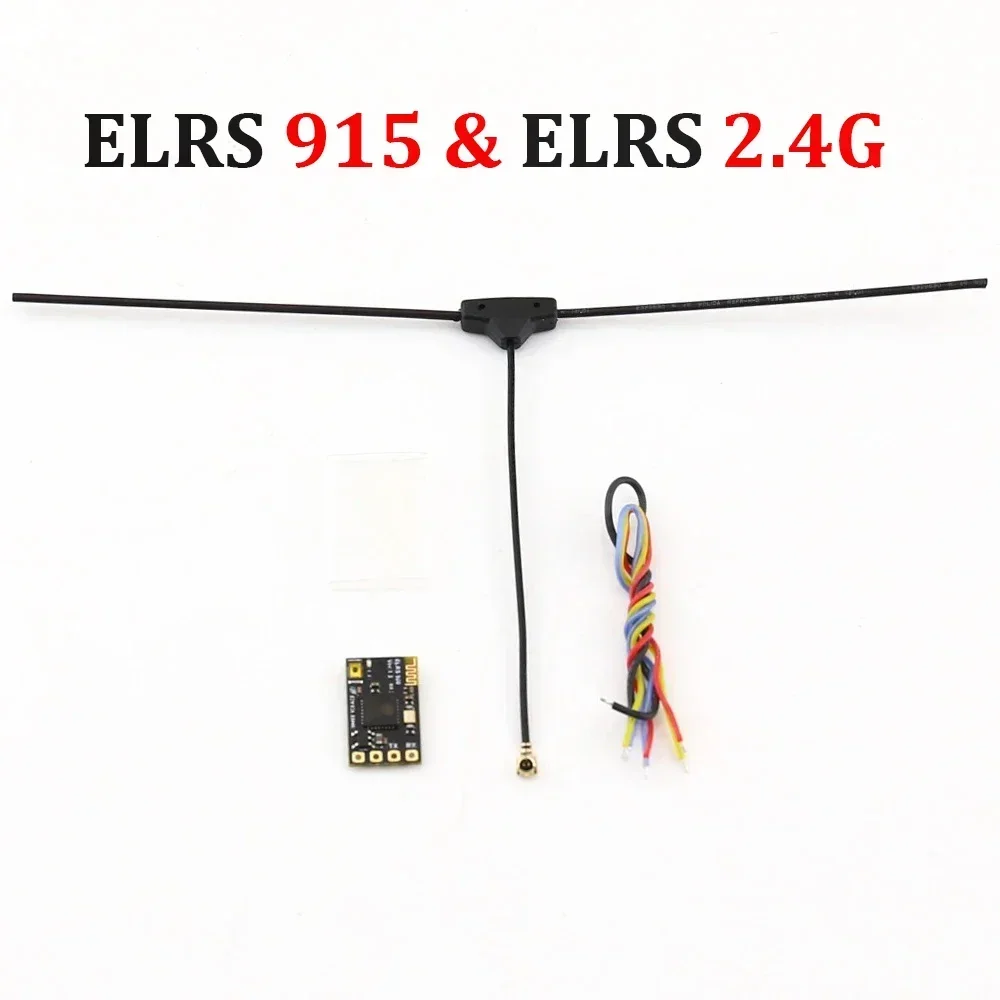 SoloGood ELRS 915mhz 2.4G Receiver ExpressLRS With T type Antenn Best Performance in Speeds Latency Range for RC Racing Drone