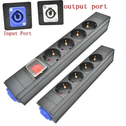 PDU Power Strips Schuko Powerlink box Power amplifier audio 3P NAC3MPA NAC3MPB plug 4AC EU SOCKET