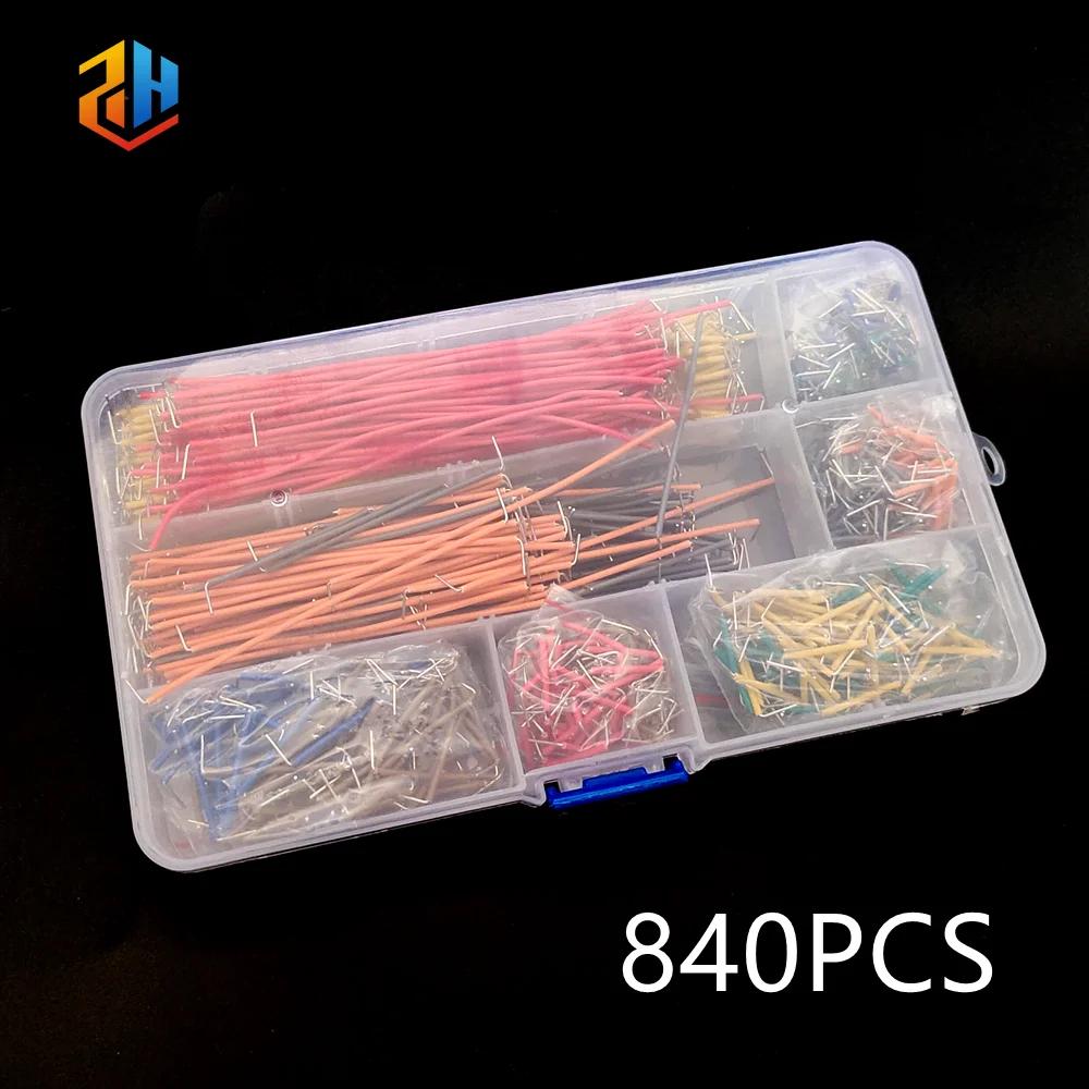 65/140/560/840Pcs U-Shape Breadboard Jumper Wires - Solderless Cable Kit for Arduino Prototyping & Classroom Experiments