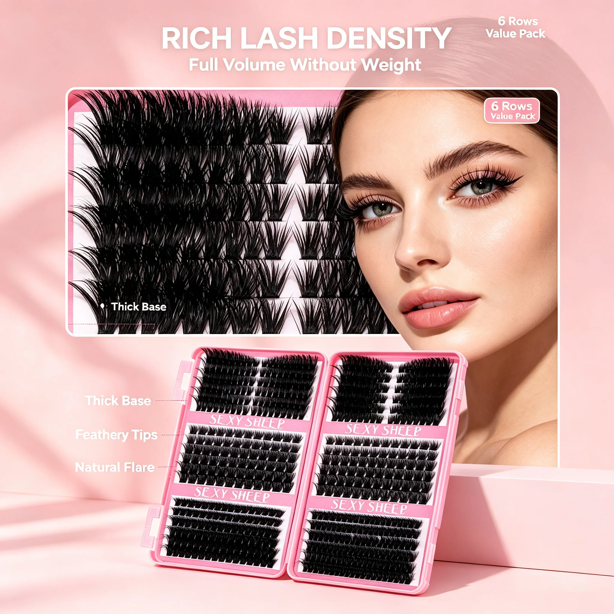 まつげクラスターDIY個別クラスターまつげエクステキット ウ - Eyelash Extension Equipment のレビューと価格