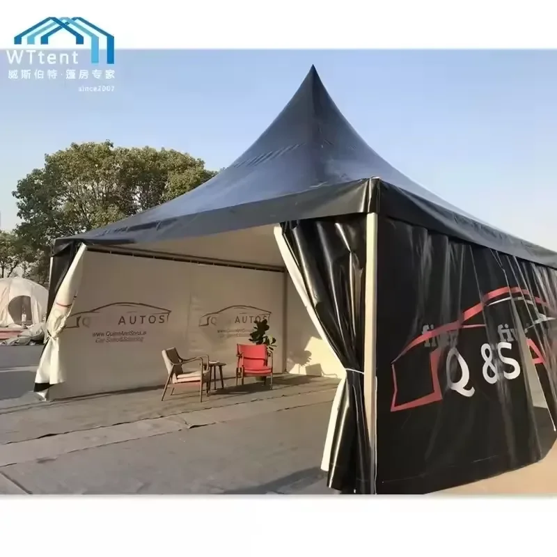 for Outdoor Leisure Canopy Wedding Party Pagoda Tents Pop up Gazebo Beach Tents Factory Price