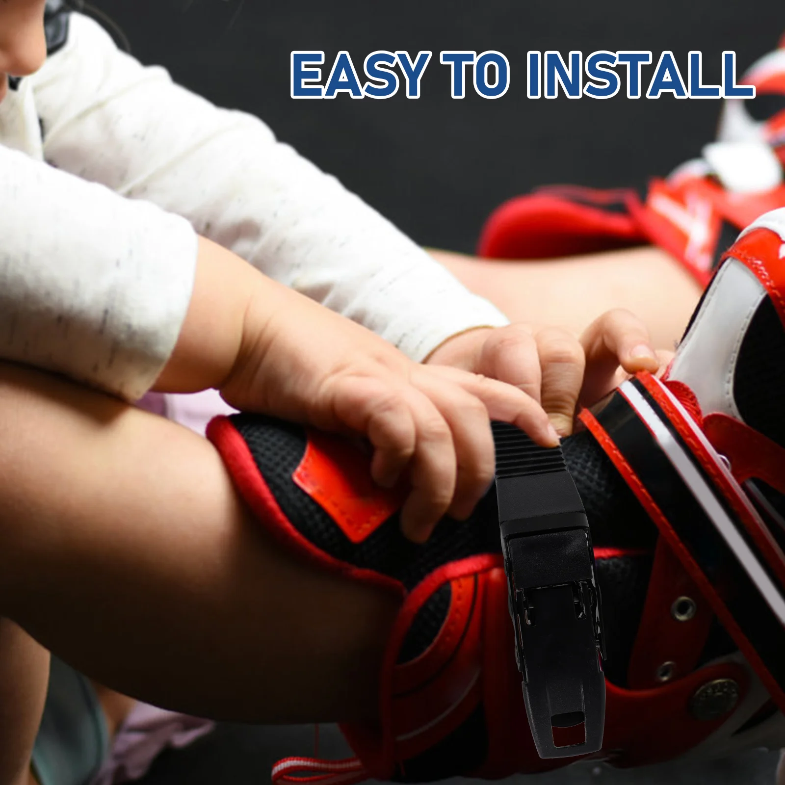 

Комплект из 2 ремней для роликовых коньков с прочными пряжками, надежная фиксация, профессиональные аксессуары