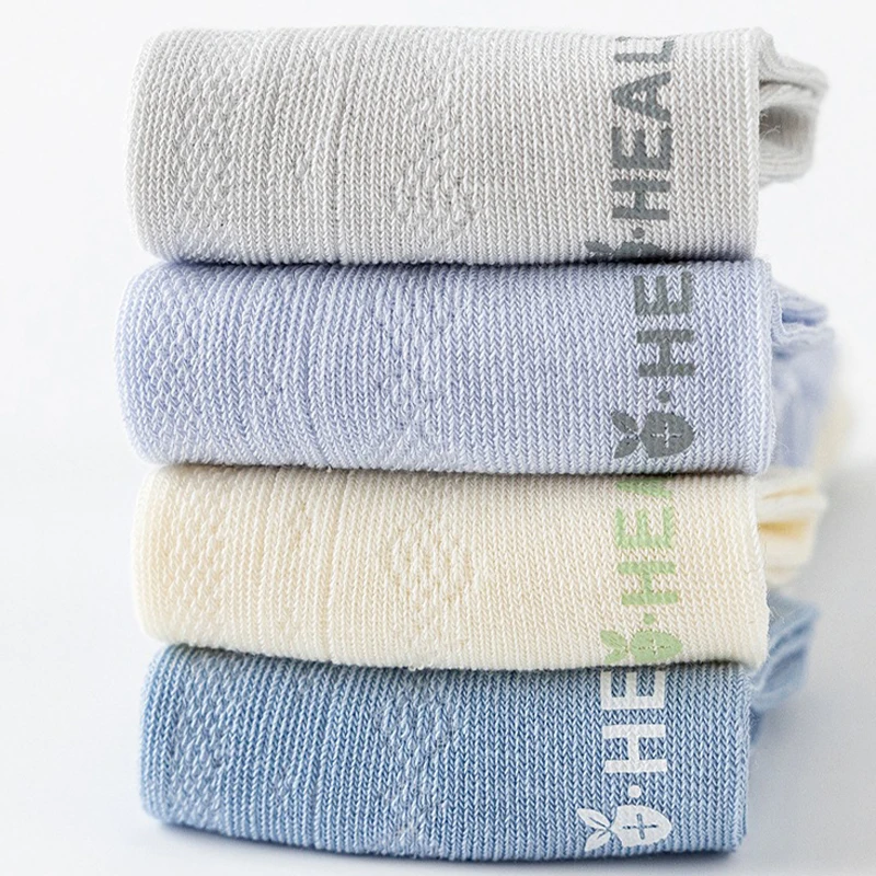 4 Pairs Baby Summer Mesh Knee High Socks Breathable Thin Toddler Long Newborn Socks Comfort Solid Color Kids Socks
