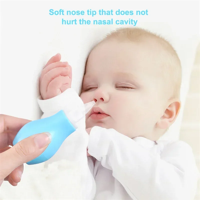 Infant Silicone Nasal Aspirator Neonatal Nasal Mucus Cleaner Antibackflow Baby Nasal Aspirator Safe And Non-toxic Baby Health