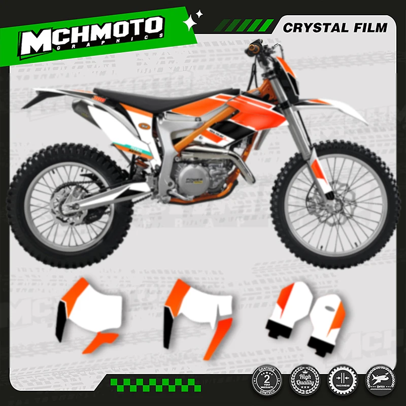 

MCHMFG для KTM Freeride 250 300 2012-2017 2018, новый стиль, мотоциклетная графика, фоновые наклейки, наборы наклеек-2020