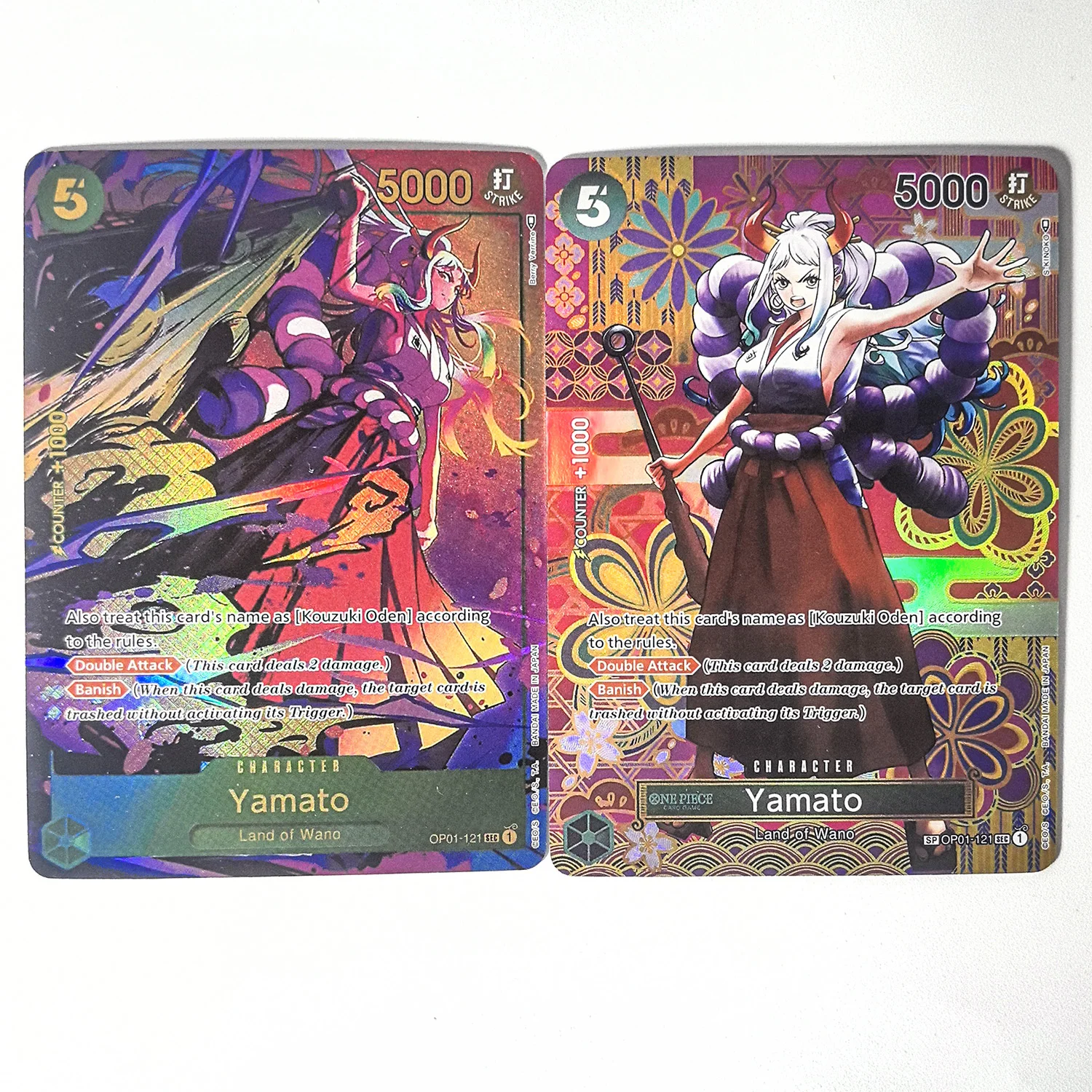 Anime One Piece OPCG High Quality Blue Core Cards Nami Okiku