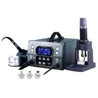YAXUN YX892 Professional Intelligent Lead-free 2 in 1 Hot air Gun Soldering Station 1000W High Power Rework Station