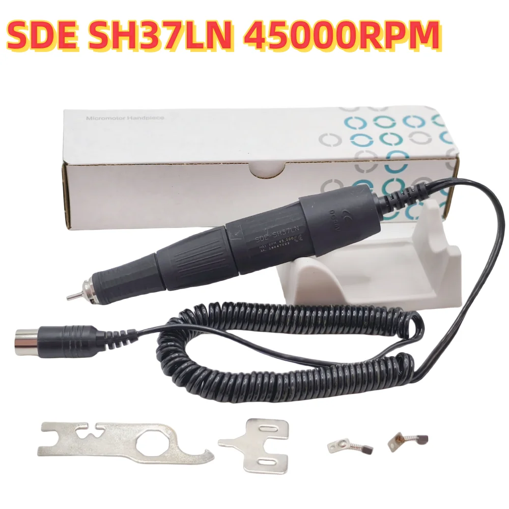 STRONG 210 45000RPM Dental Micromotor Nail Sander Drill Pen Electric Manicure Machine Polishing Handpiece 2.35mm SDE-H37LN H37L1