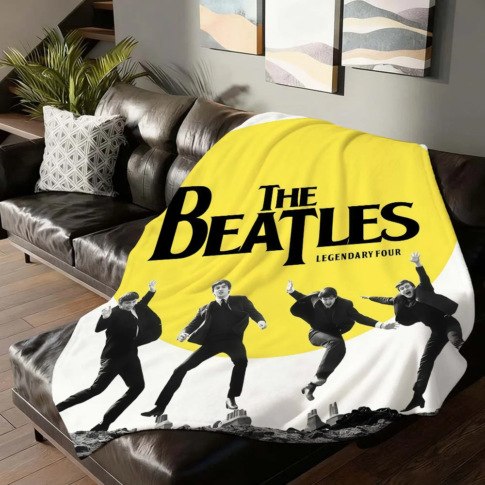 

Hot rock band The B-Beatles Blanket For Sofa Office Bed Plane Travel Sleep Read Relax Camping Soft And Warm