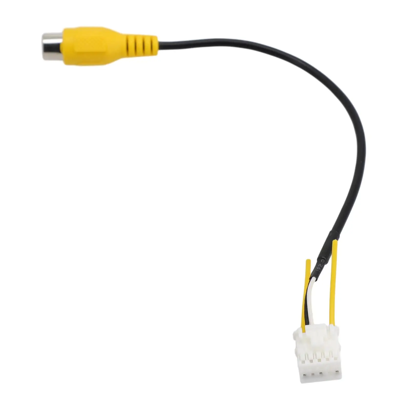 Reversing Camera Cable Rear View Camera Cable For Car Reversing Yellow Black 10pin Rear View Backup Camera Cable Adaptor for RCA