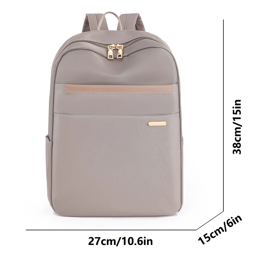 Mochila de nailon de diseño de lujo para mujer, morral escolar de estilo clásico a la moda para niñas, nuevas mochilas de viaje de alta capacidad