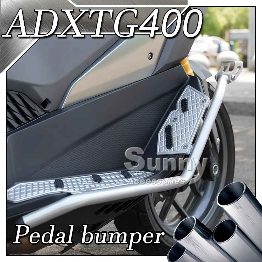 

For SYM ADXTG400 Adxtg 400 Motorcycle Bumper Modified Aluminum Alloy Pedal Spotlight Front Bumper