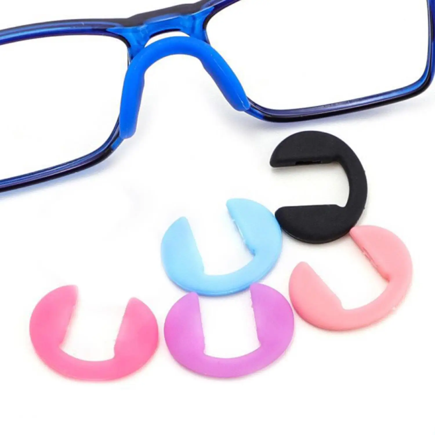 1PCS Anti-slip Silicone Nose Pads For Glasses Push On Nose Pads Repair Tool For Eyeglass Sunglasses Eyewear Accessories