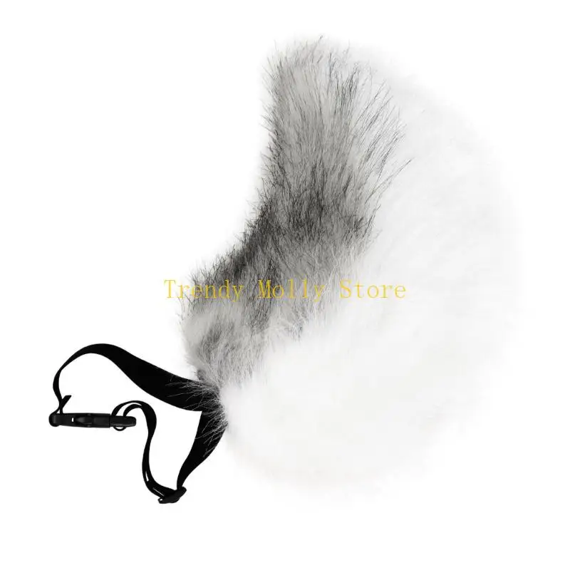 N5KB Plush Tail Phụ kiện trang phục tiệc Halloween để nâng cao trang phục