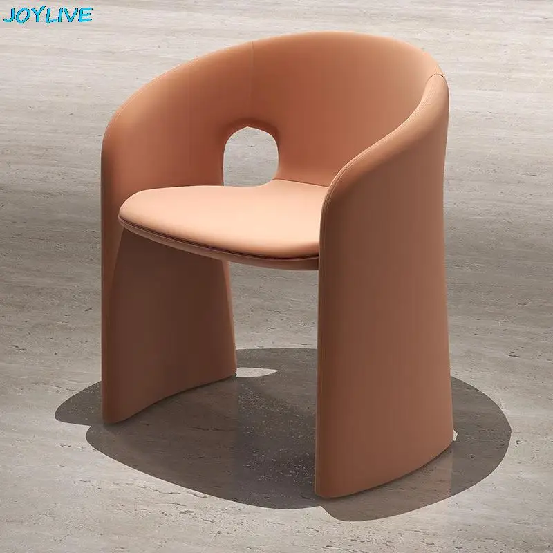 JOYLIVE Cafe Armchair Casual Dining Chair Creative Chair Dining Room Chair Solid Wood Frame Modern Leisure 2022 New Dropshipping