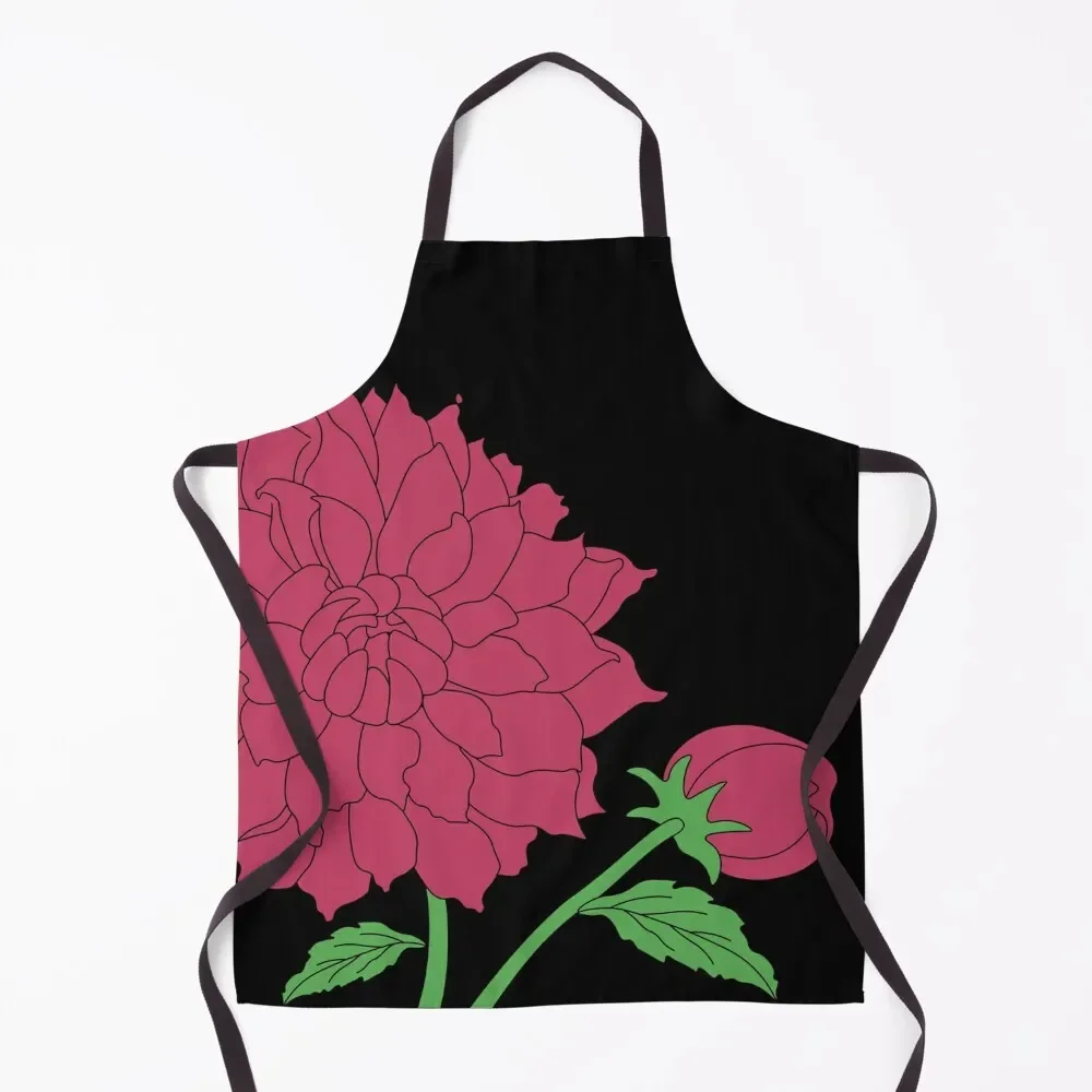 

Flower Apron Barista Costume Waiter Apron