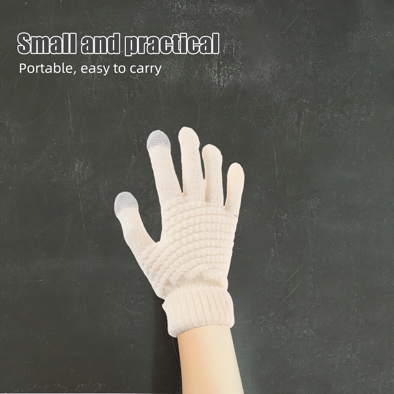 

Winter Touch Screen Thickened Thermal Warm Knit For Outdoor Cycling Sports Gloves Touchscreen Compatible Warm Gloves For
