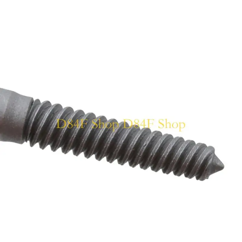 D84F 5pcs Heavy-Duty Damaged Screw Extractor Remover Breakage Bolt Extractor Drill Bit Guide Shank High Strength