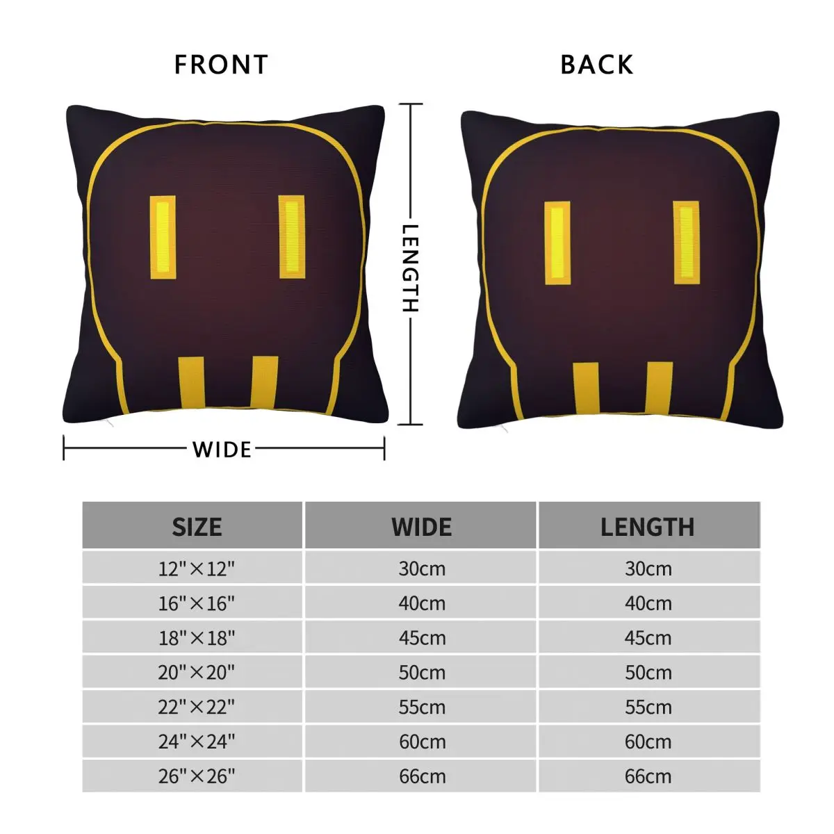 Murder Drones Skull Square Pillowcase Polyester Linen Velvet Creative Zip Decor Room Cushion Cover 45x45