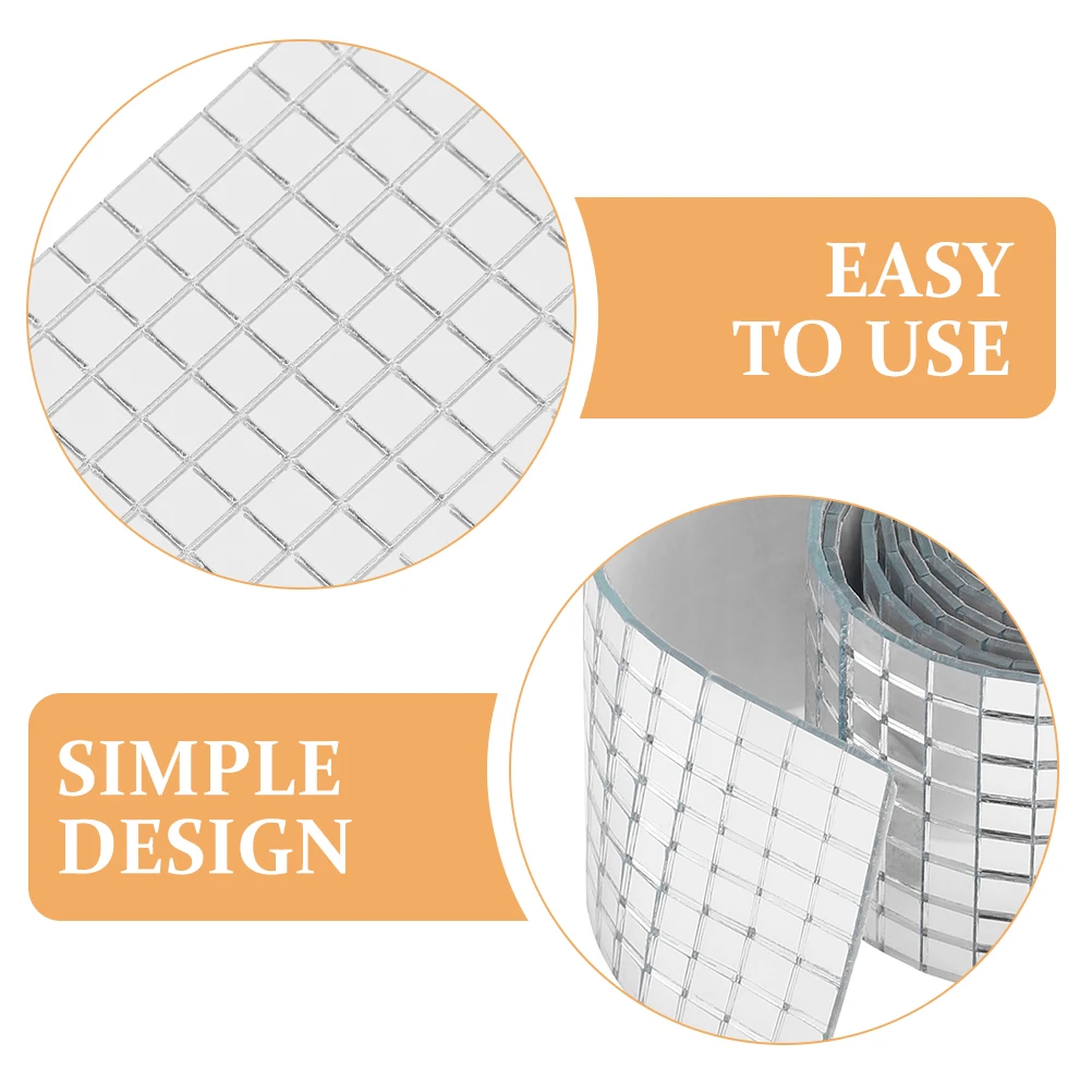 

4pcs Wall Back Acrylic Supplies For Diy Craft Projects Pieces Decor Mosaic Art Picture Frame Tiles Supplies Tiles Set