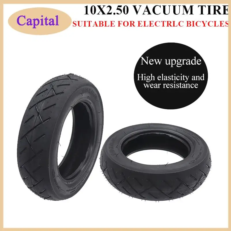 

Вакуумные шины 10X2.50 обладают лучшей устойчивостью к проколам для небольших электрических велосипедов и скутеров.