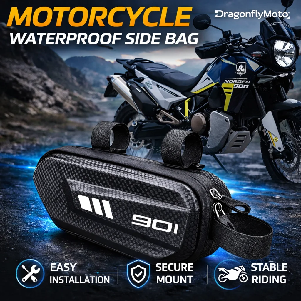 

Большая вместительная боковая сумка для мотоцикла Husqvarna Norden 901 Expedition, водонепроницаемая многофункциональная сумка для хранения, подвесная сумка